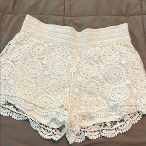 GXF by Gentle Fawn crochet shorts